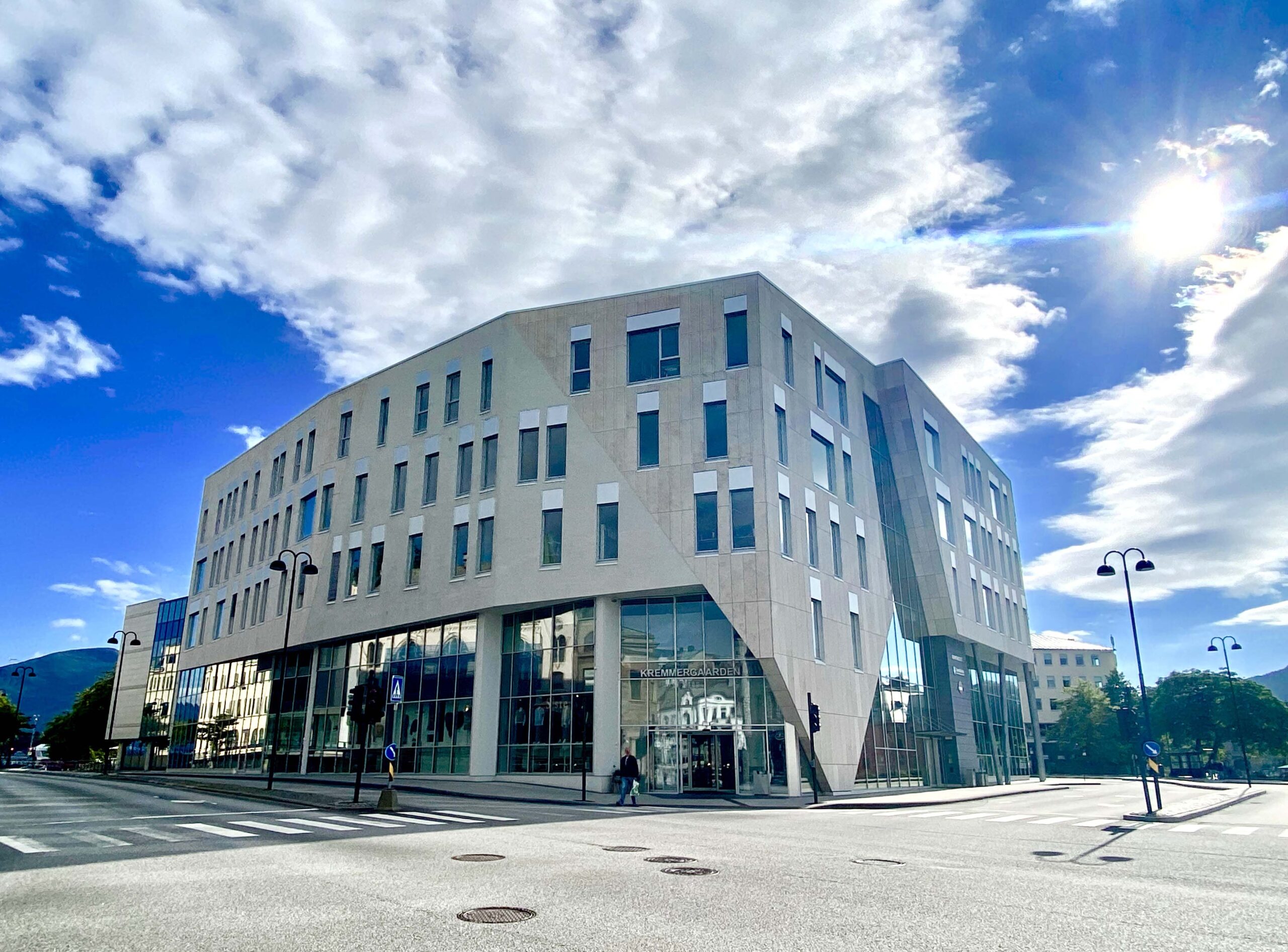 Kremmergården building in Ålesund, Norway